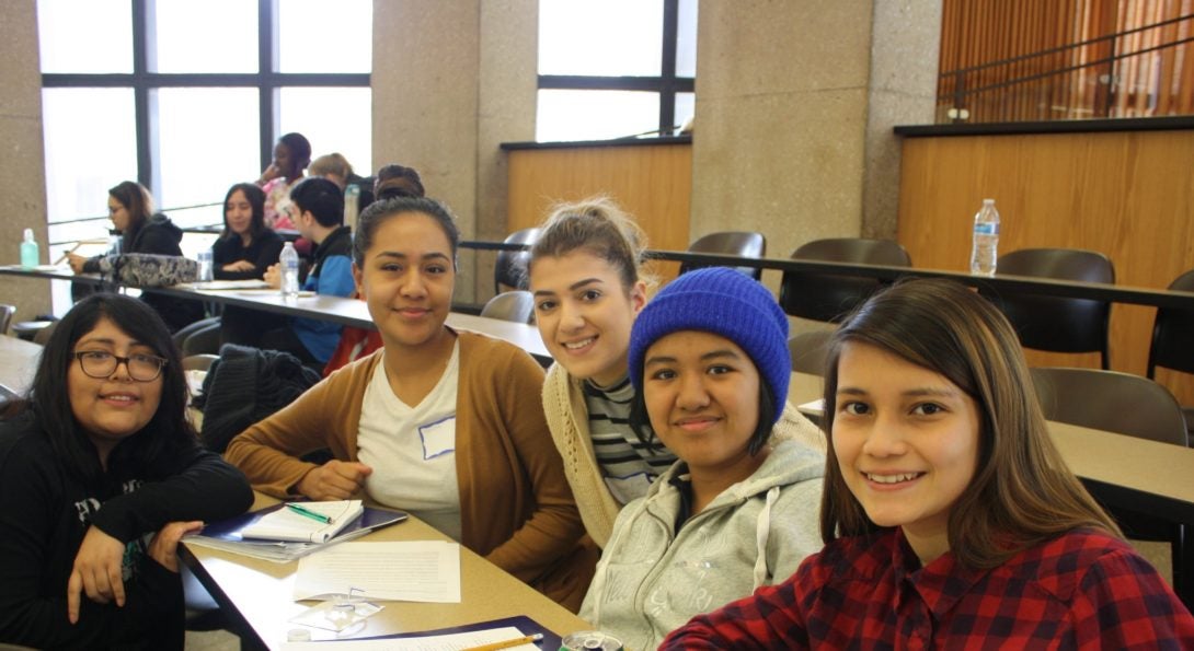 students in a classroom