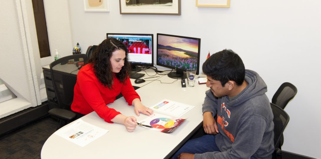 Career Counselor Advising a Student
